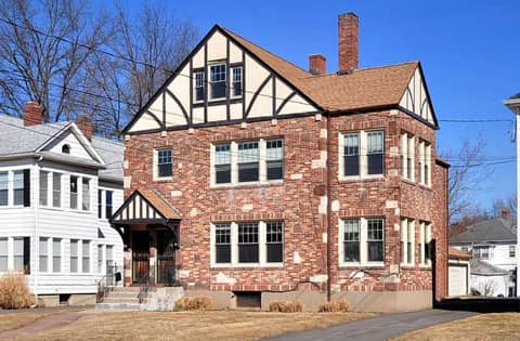 Brick two-family house on Ardmore Rd in West Hartford.
